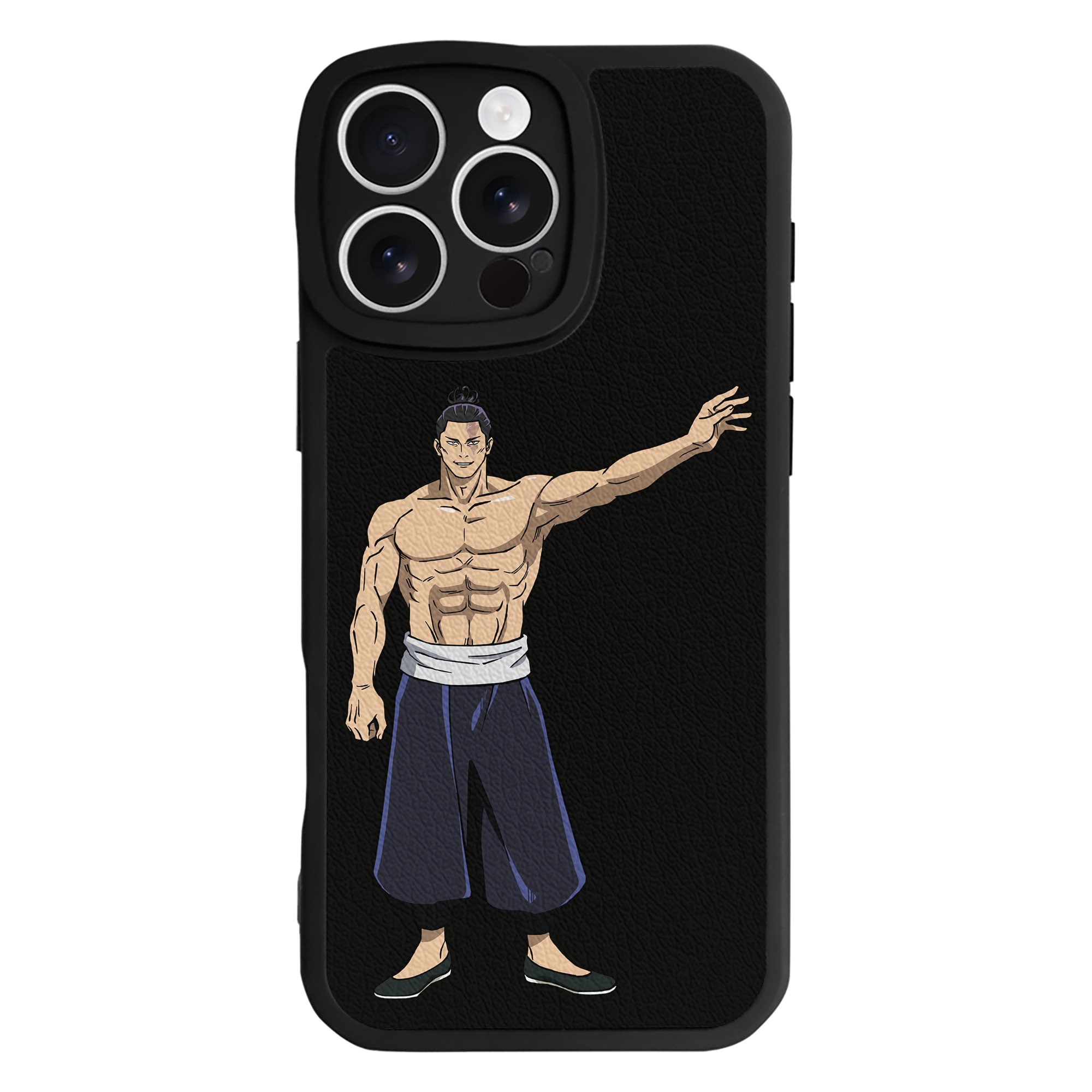 （画像用） 呪術廻戦 Jujutsu Kaisen 【iPhone 16シリーズ対応】シリコンスマホケース（レザー調） 材質：シリコン